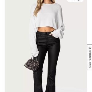 Edikted Black Flare Jeans